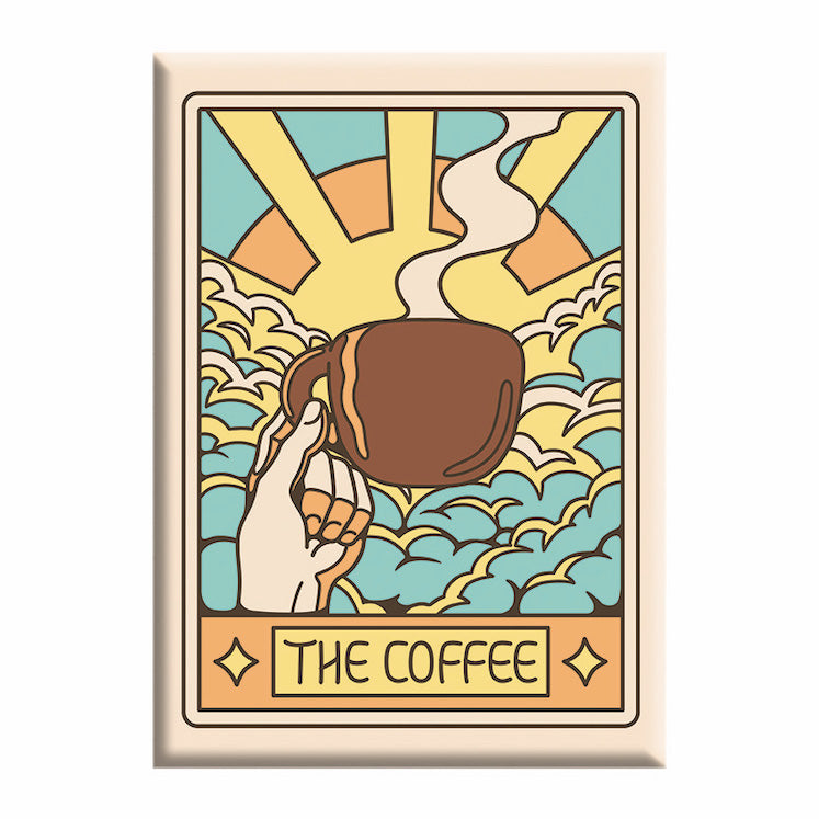 Tobe Fonseca The Coffee Tarot Card 2.5"x3.5" Magnet  - 3 pc prepack