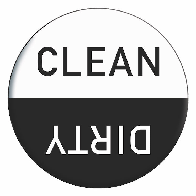 Dishwasher Clean/Dirty Label 3" Magnet - 3 pc prepack