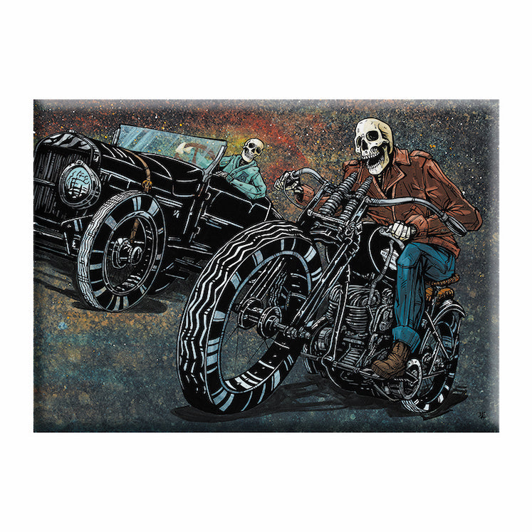 David Lozeau Suicide Shifter 2.5"x3.5" Magnet  - 3 pc prepack
