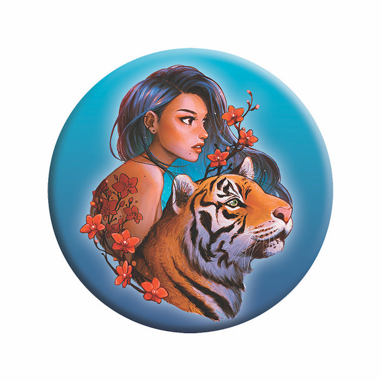 Ivy Dolamore Water Tiger 3" Magnet - 3 pc prepack