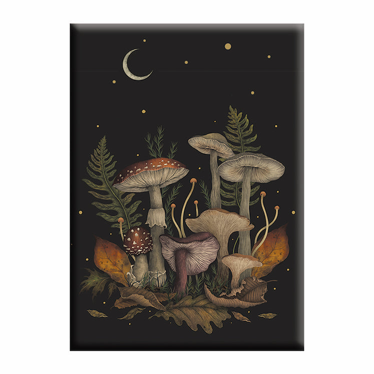 Episodic Drawing Autumn Mushrooms 2.5"x3.5" Magnet - 3 pc prepack
