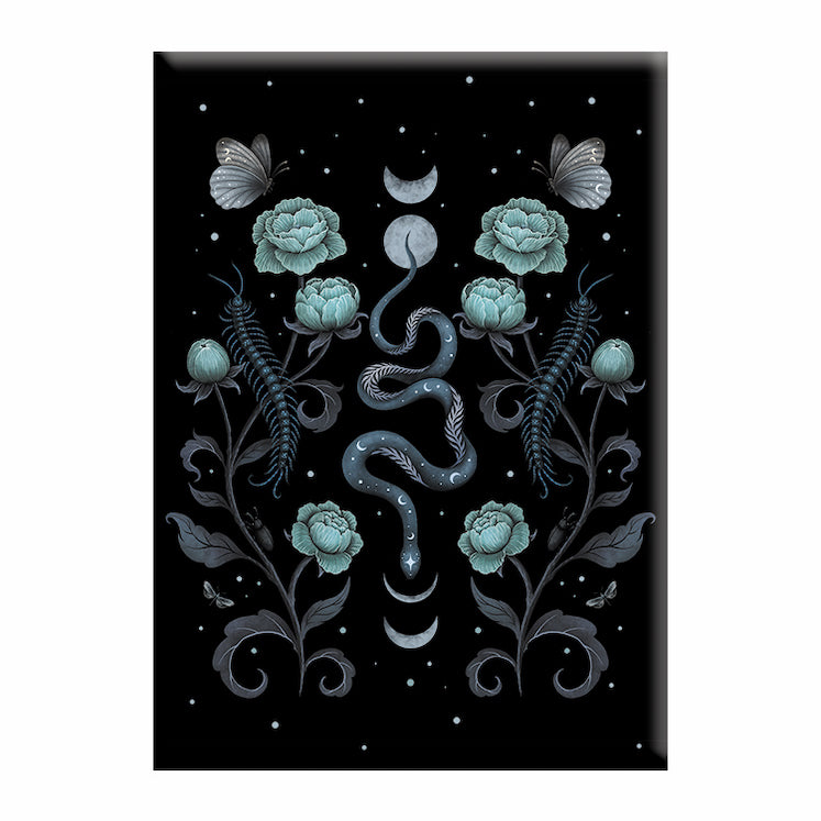 Episodic Drawing Serpentine Garden 2.5"x3.5" Magnet - 3 pc prepack