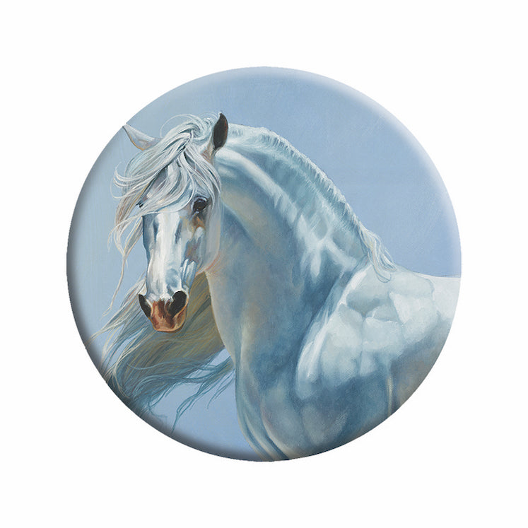 Heather Edwards White Stallion 3" Magnet - 3 pc prepack