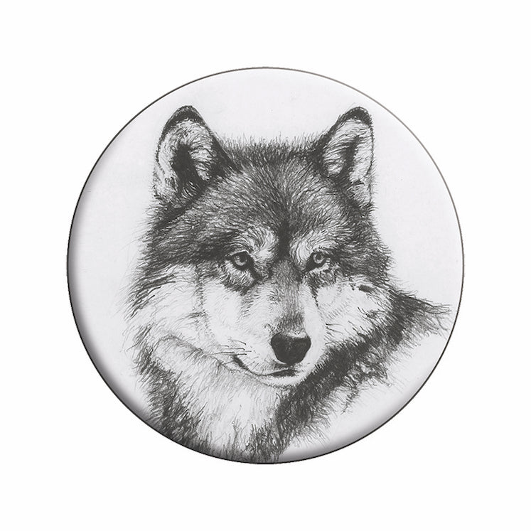 Heather Edwards Wolf Gaze 3" Magnet - 3 pc prepack