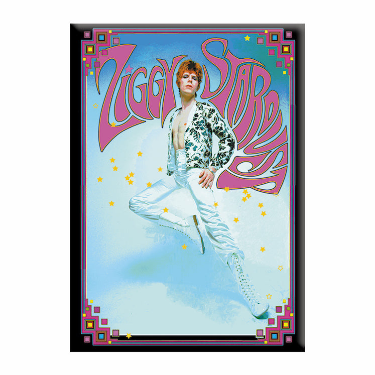 David Bowie Ziggy Stardust Pose 2.5"x3.5" Magnet - 3 pc prepack
