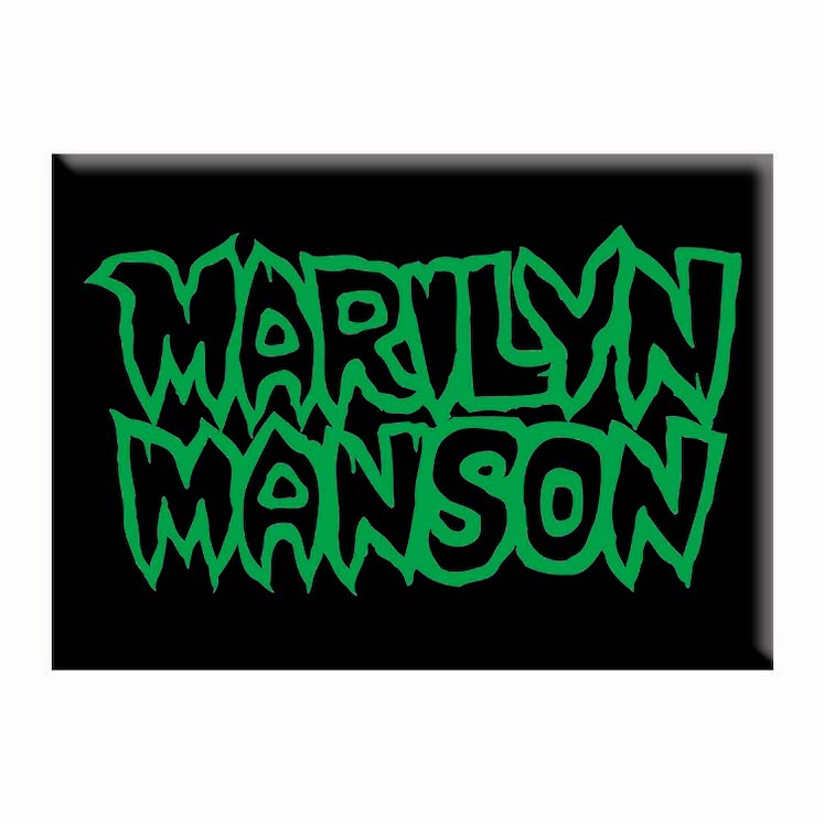 Marilyn Manson Name Logo 2.5"x3.5" Magnet - 3 pc prepack