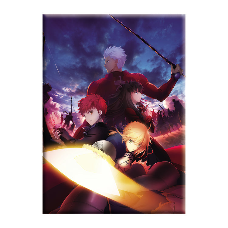 Fate Stay Night [Unlimited Blade Works] Team Pose 2.5"x3.5" Magnet - 3 pc prepack