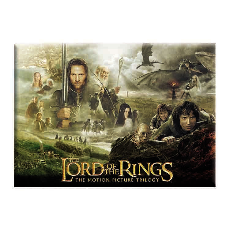 The Lord of the Rings Poster 2.5"x3.5" Magnet - 3 pc prepack