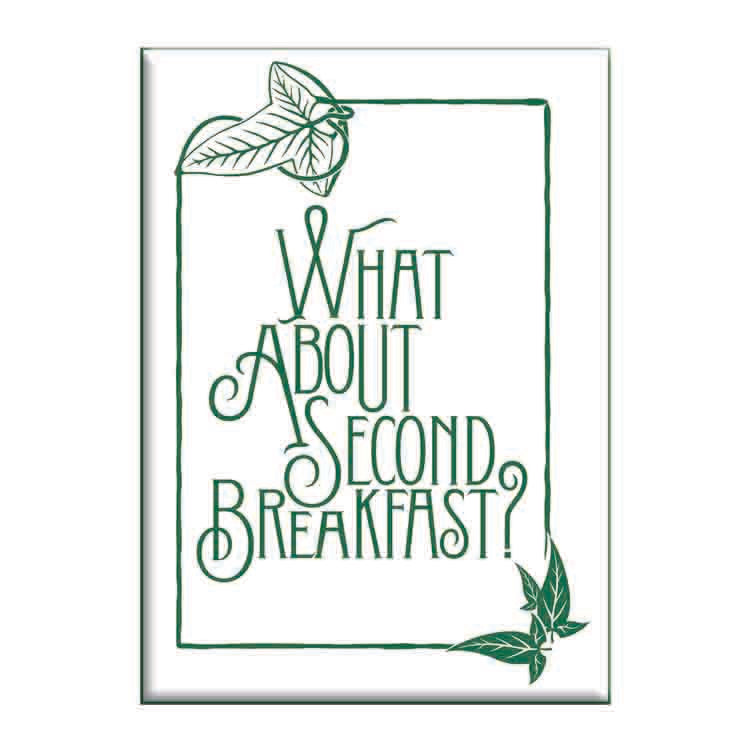 The Lord of the Rings Second Breakfast 2.5"x3.5" Magnet - 3 pc prepack