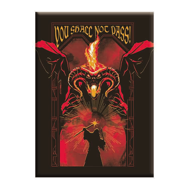 The Lord of the Rings You Shall Not Pass 2.5"x3.5" Magnet - 3 pc prepack