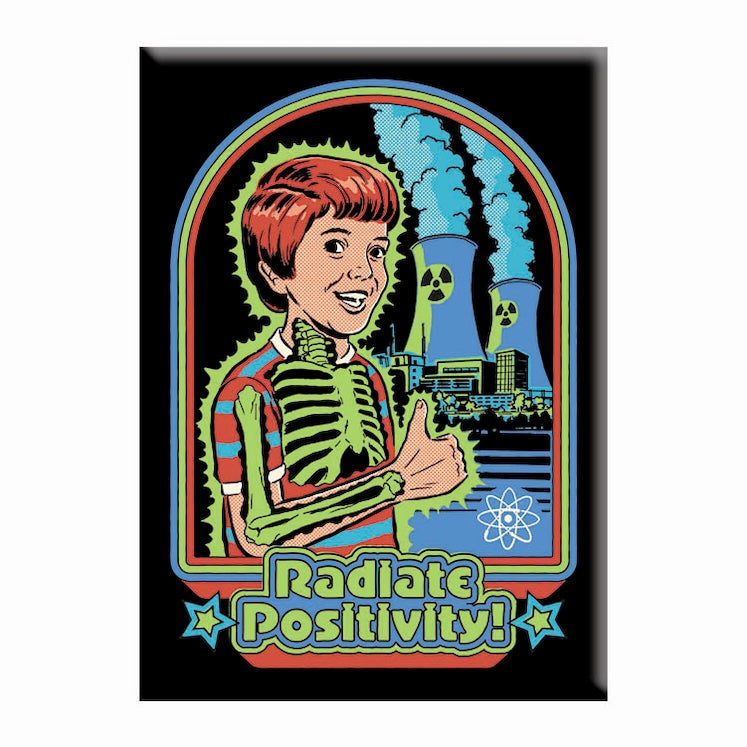 Steven Rhodes Radiate Positivity 2.5"x3.5" Magnet - 3 pc prepack