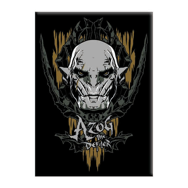 The Hobbit Azog 2.5"x3.5" Magnet - 3 pc prepack