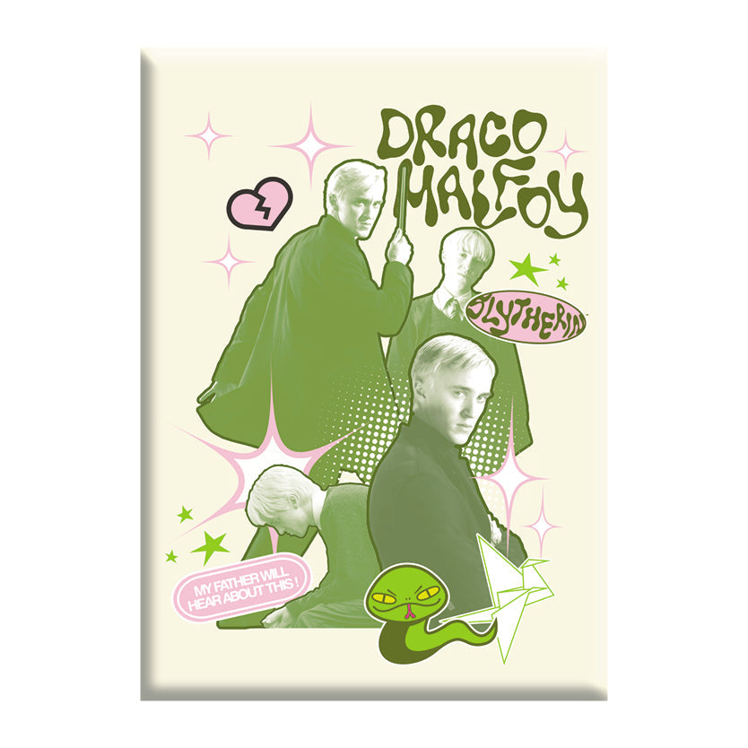 Harry Potter Draco Malfoy 2.5"x3.5" Magnet - 3 pc prepack