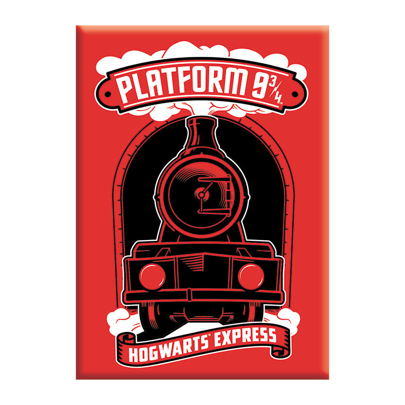 Harry Potter Platform 9  3/4 2.5"x3.5" Magnet - 3 pc prepack