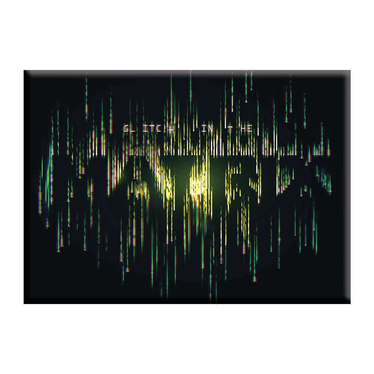 The Matrix Glitch in the Matrix 2.5"x3.5" Magnet - 3 pc prepack