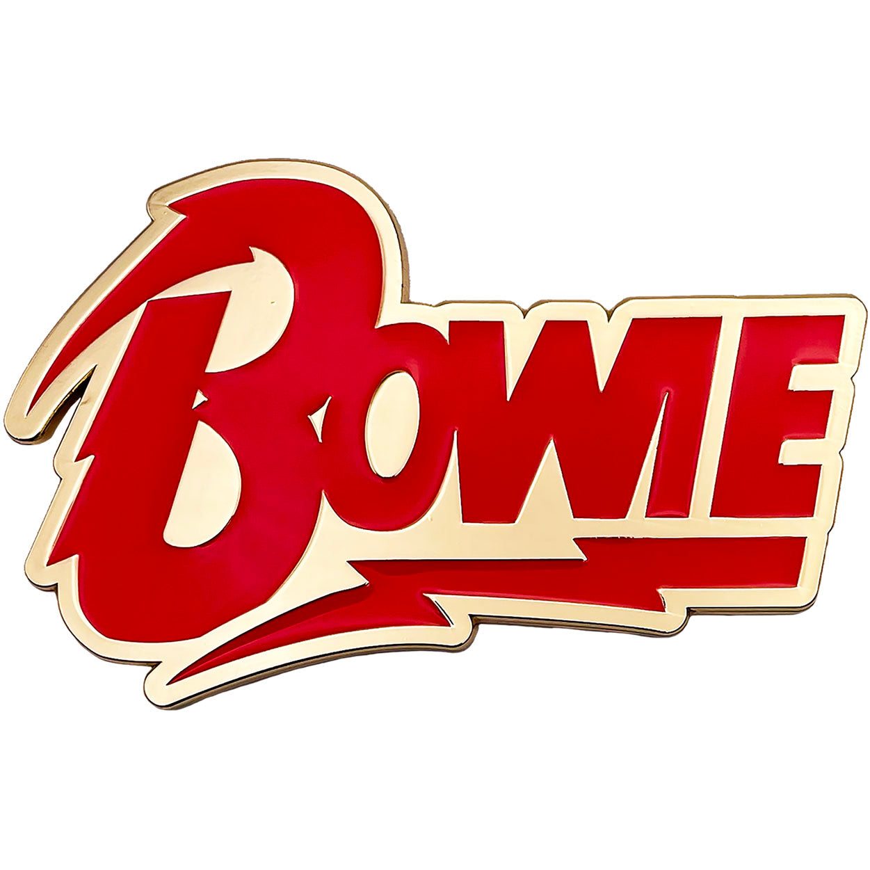 David Bowie Logo 3.5"x2.25" Enamel Magnet - 2 pc prepack