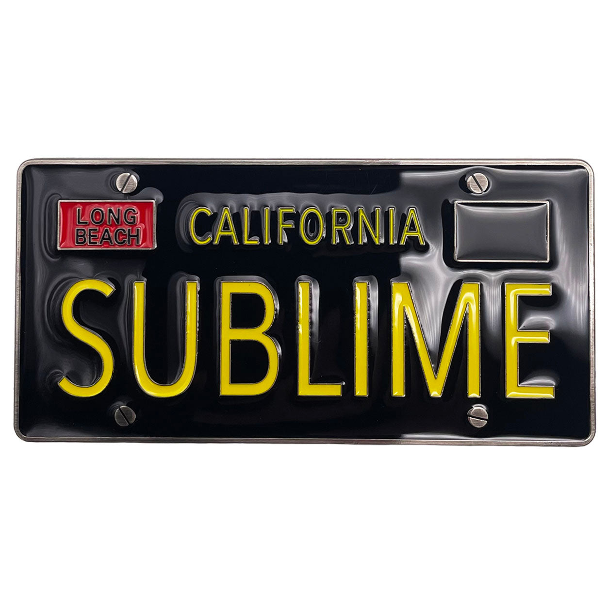 Sublime License Plate 3.5"x1.75" Enamel Magnet - 2 pc prepack