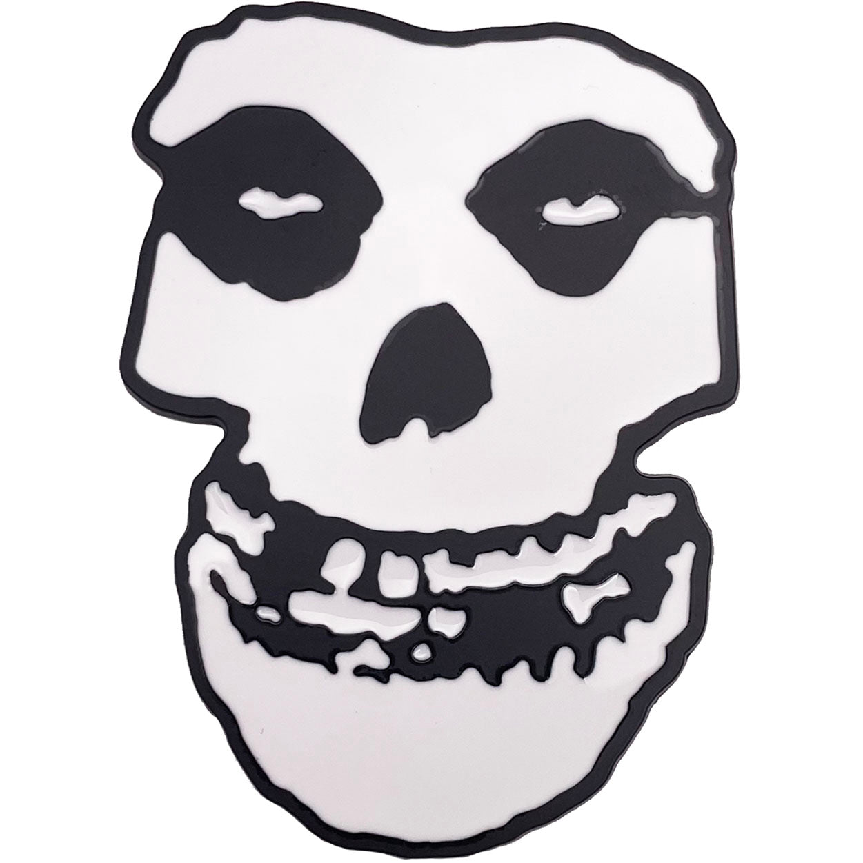 Misfits Skull 2.1"x3" Enamel Magnet - 2 pc prepack