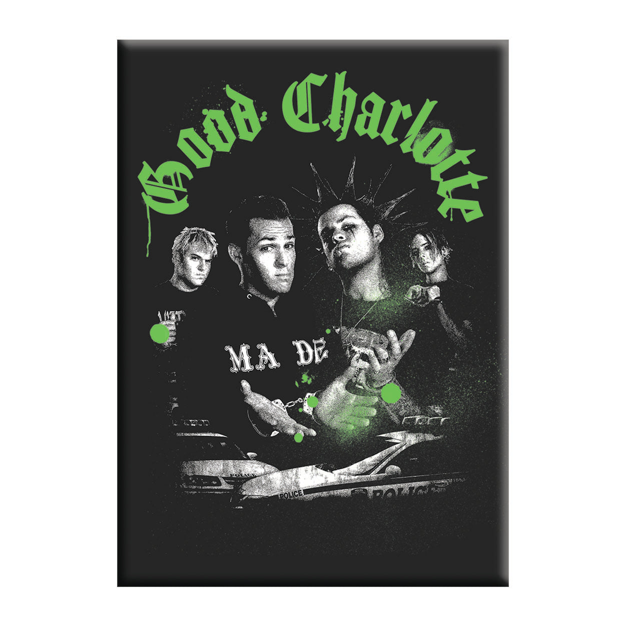 Good Charlotte Band Photo 2.5"x3.5" Magnet - 3 pc prepack