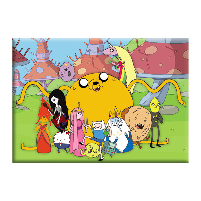 Adventure Time Group Photo 2.5"x3.5" Magnet - 3 pc prepack