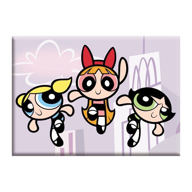 Powerpuff Girls The Day is Saved 2.5"x3.5" Magnet - 3 pc prepack