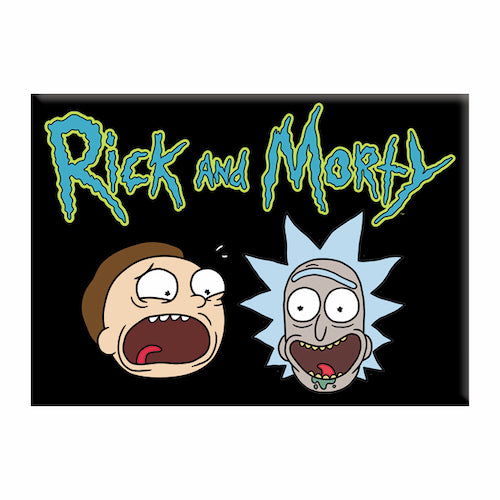 Rick  Morty Logo 2.5"x3.5" Magnet - 3 pc prepack