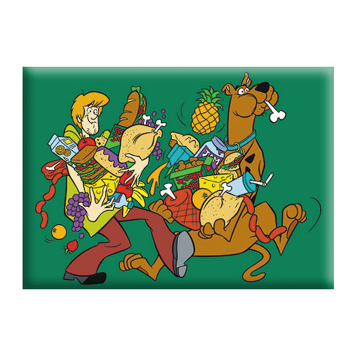 Scooby Doo Shaggy  Scooby with Food 2.5"x3.5" Magnet - 3 pc prepack