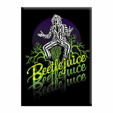 Beetlejuice 3 Times 2.5"x3.5" Magnet - 3 pc prepack