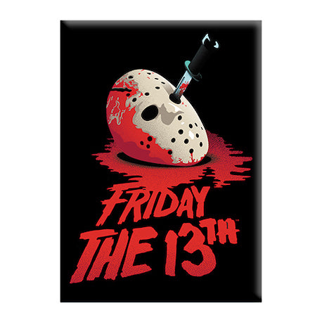 Friday the 13th LogoÂ 2.5"x3.5" Magnet - 3 pc prepack
