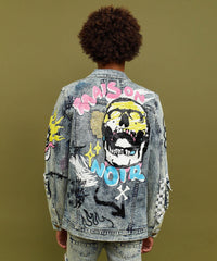 Thumbnail for Skull Denim Jacket