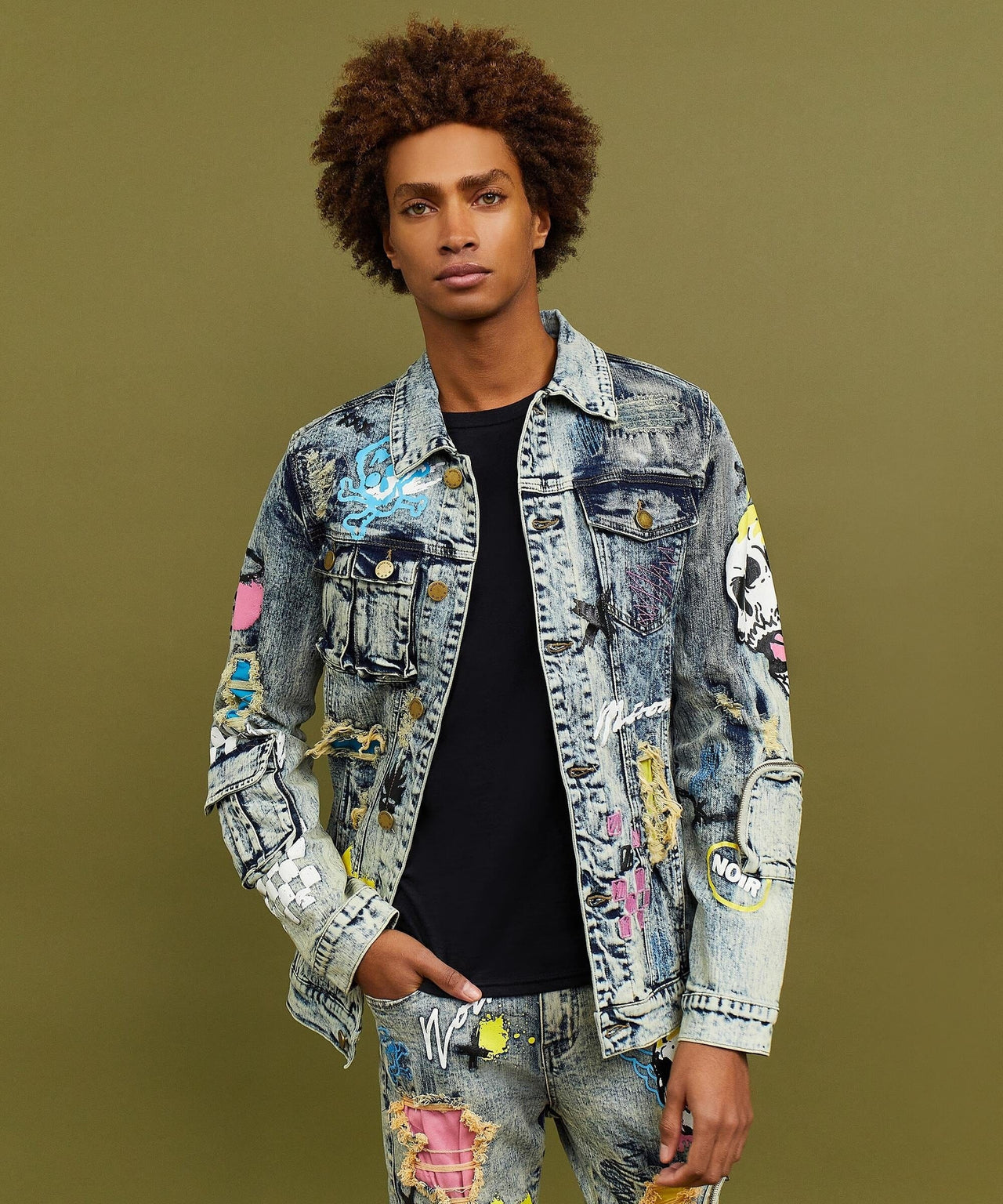 Skull Denim Jacket