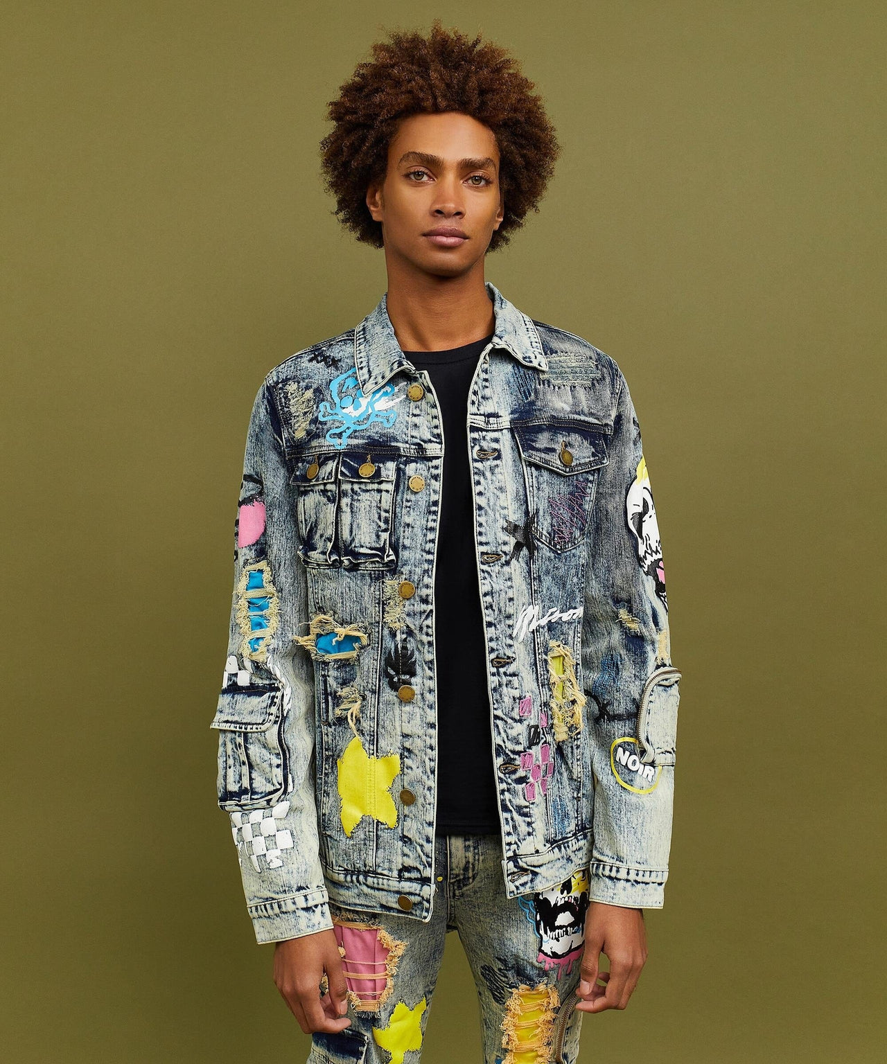 Skull Denim Jacket