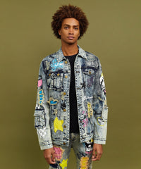 Thumbnail for Skull Denim Jacket