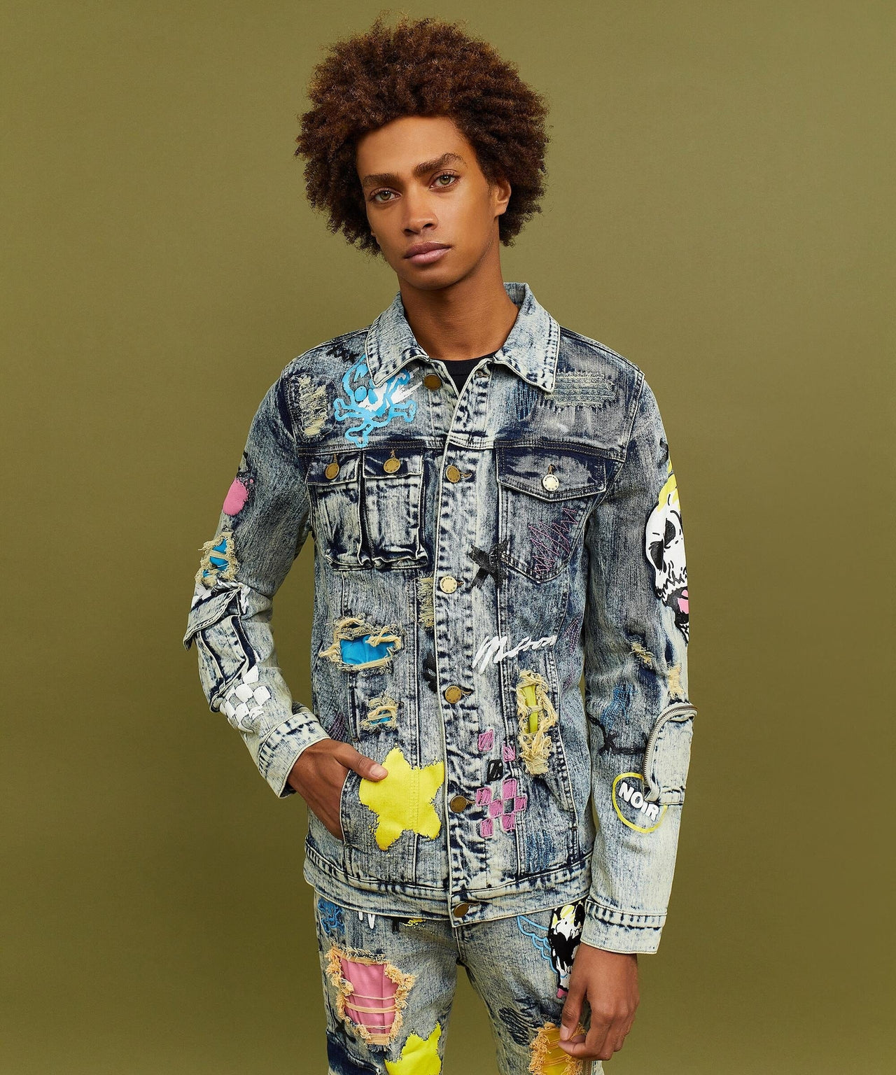 Skull Denim Jacket