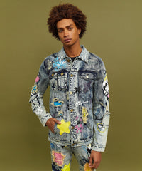 Thumbnail for Skull Denim Jacket