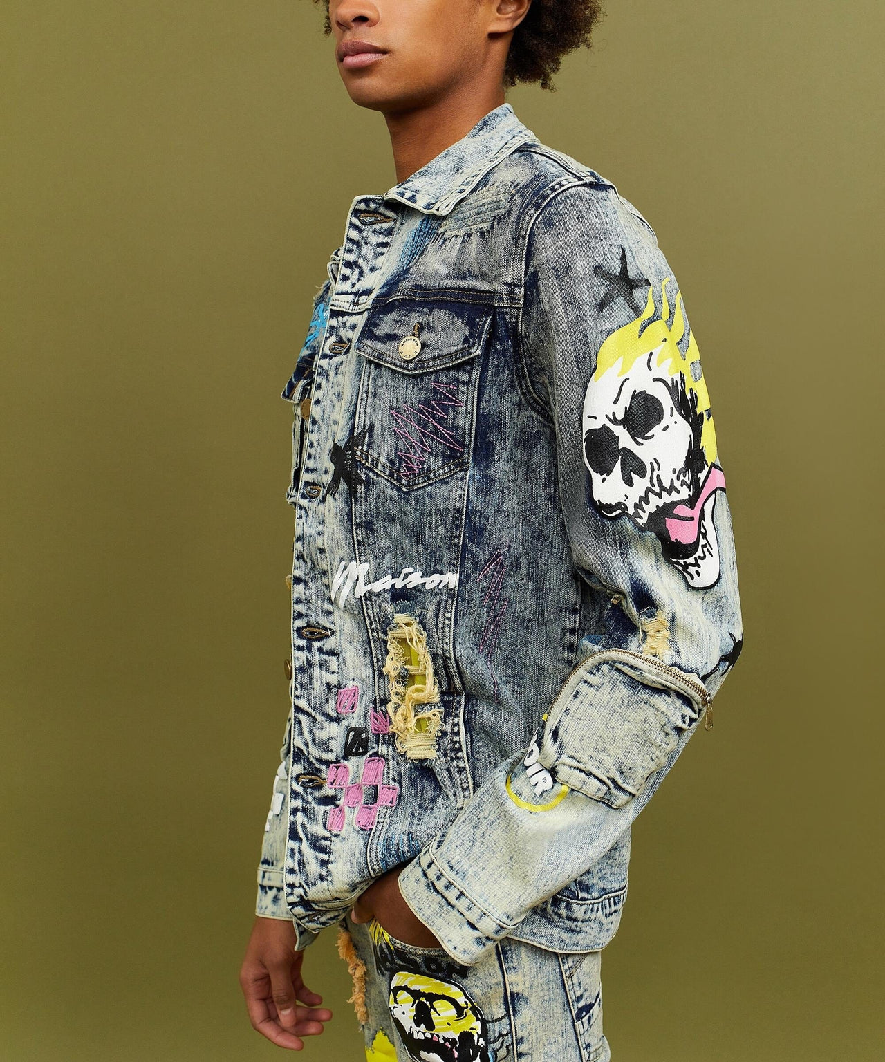 Skull Denim Jacket