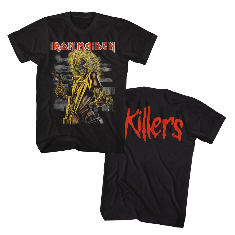 IRON MAIDEN-IRON MAIDEN KILLER 2S-BLACK ADULT S/S TSHIRT