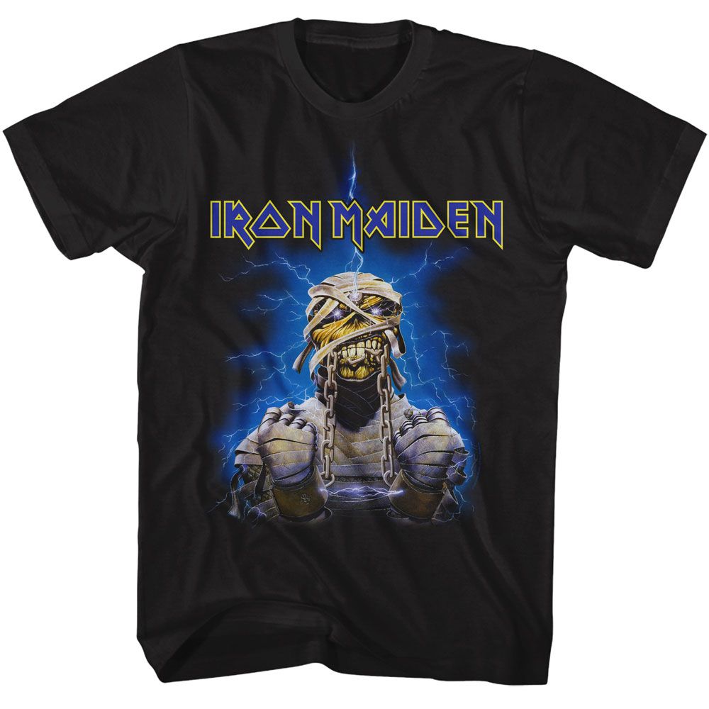 IRON MAIDEN-IRON MAIDEN MUMMY EDDIE-BLACK ADULT S/S TSHIRT
