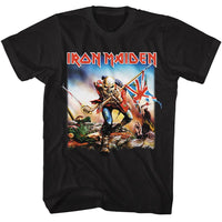 Thumbnail for IRON MAIDEN-IRON MAIDEN TROOPER SQUARE-BLACK ADULT S/S TSHIRT