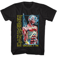 Thumbnail for IRON MAIDEN-IRON MAIDEN SOMEWHERE IN TIME-BLACK ADULT S/S TSHIRT