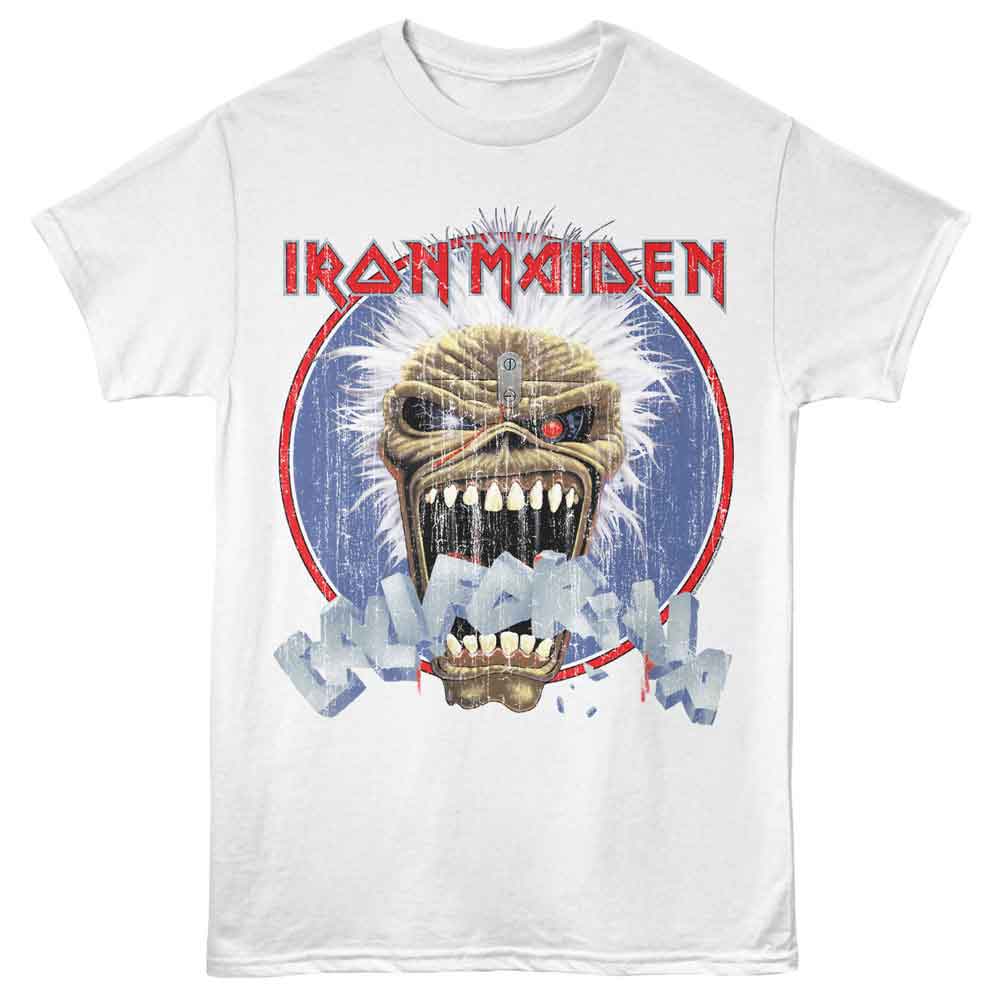 Iron Maiden - Cali Stone Text T-Shirt