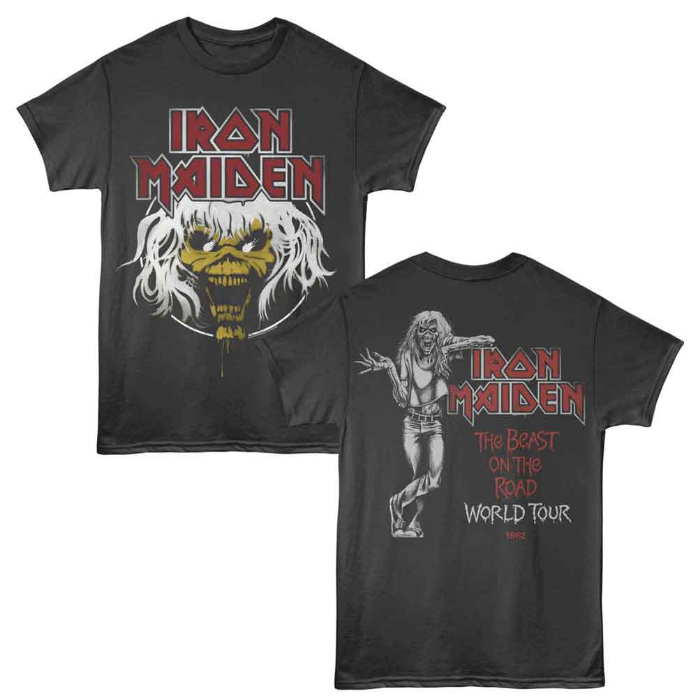 Iron Maiden - World Tour 1982 F B T-Shirt