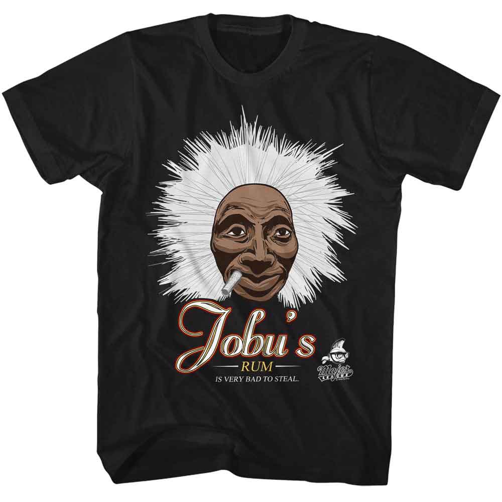MAJOR LEAGUE-MAJOR LEAGUE JOBUS RUM-BLACK ADULT S/S TSHIRT