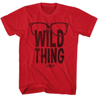 Thumbnail for MAJOR LEAGUE-MAJOR LEAGUE WILD THING-RED ADULT S/S TSHIRT