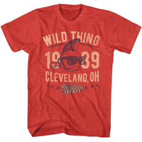 Thumbnail for MAJOR LEAGUE-MAJOR LEAGUE WILD THING 94-RED HEATHER ADULT S/S TSHIRT
