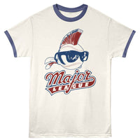 Thumbnail for Major League - Logo And Ball Ringer Tee