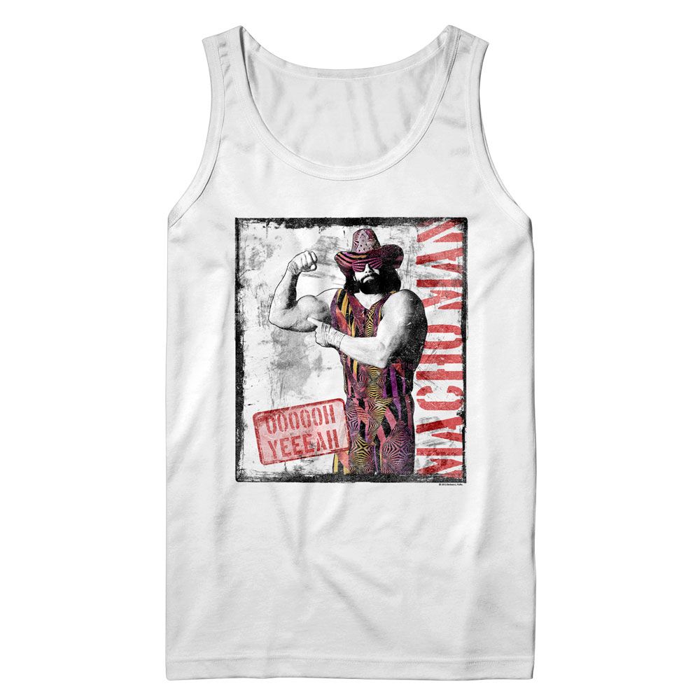 MACHO MAN-MACHO MAN OOOOH YEEEAH-WHITE ADULT TANK