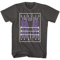 Thumbnail for MACHO MAN-POSTER-SMOKE ADULT S/S TSHIRT