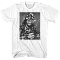 Thumbnail for MACHO MAN-MACHO MAN B W-WHITE ADULT S/S TSHIRT