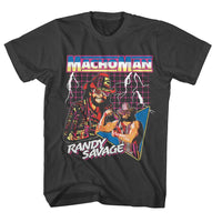 Thumbnail for MACHO MAN-MACHO MAN LIGHTNING-SMOKE ADULT S/S TSHIRT